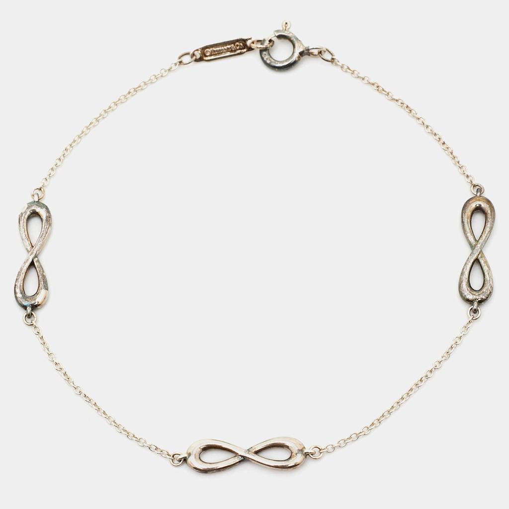 商品[二手商品] Tiffany & Co.|Tiffany & Co. Sterling Silver Infinity Bracelet,价格¥1233,第1张图片