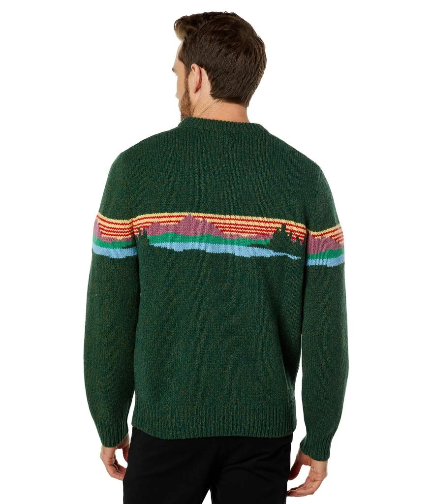 商品L.L.BEAN|Classic Raggwool Crew Sweater Intarsia,价格¥371-¥525,第2张图片详细描述