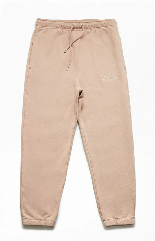 商品Jordan|x Union Beige Fleece Sweatpants,价格¥768,第1张图片