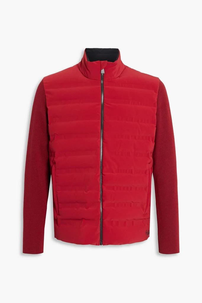 商品AZTECH|Dale of Aspen knit-paneled quilted down ski jacket,价格¥2861,第1张图片