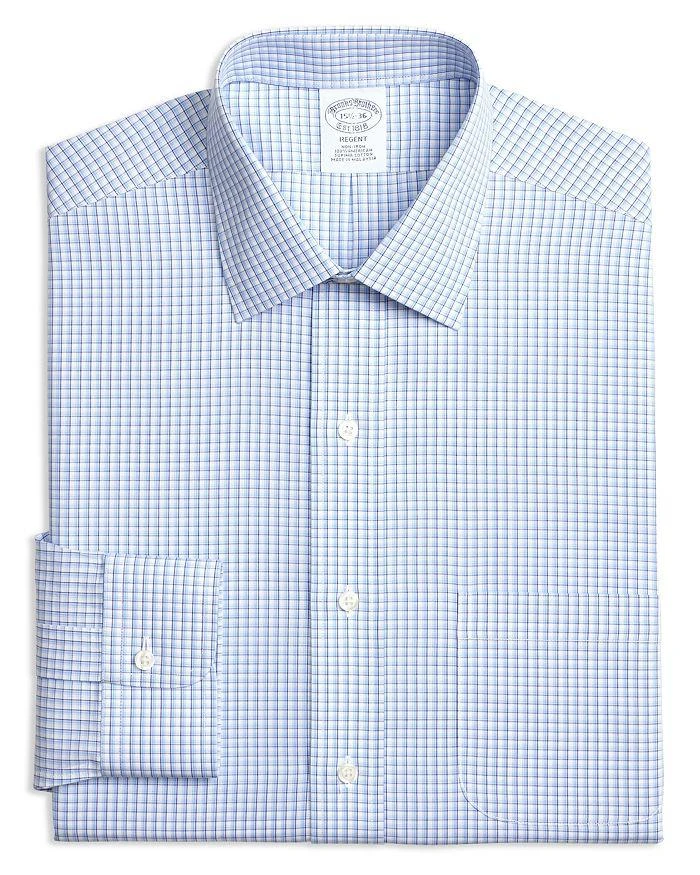 商品Brooks Brothers|Regent Shadow Hairline Check Classic Fit Dress Shirt,价格¥449,第1张图片