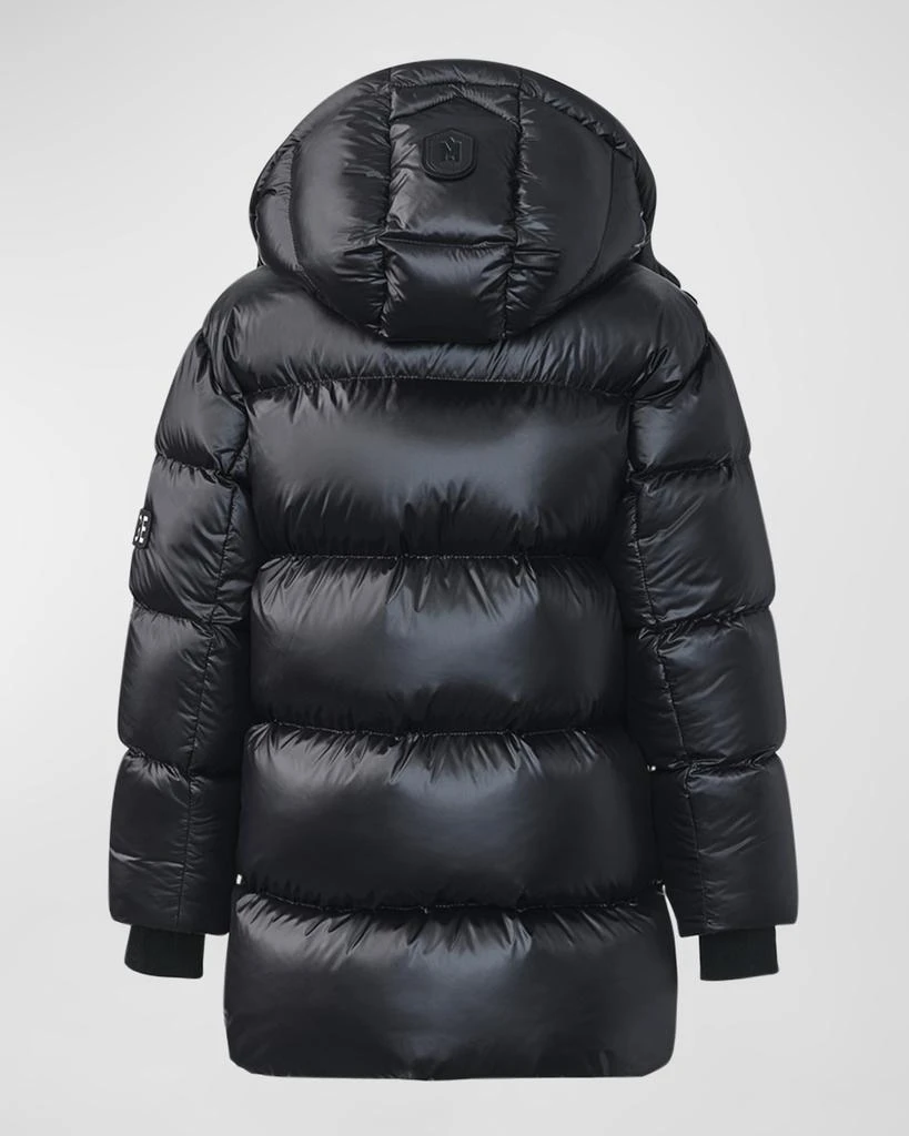 商品Mackage|Kid's Kennie Puffer Hooded Parker,价格¥3799,第3张图片详细描述