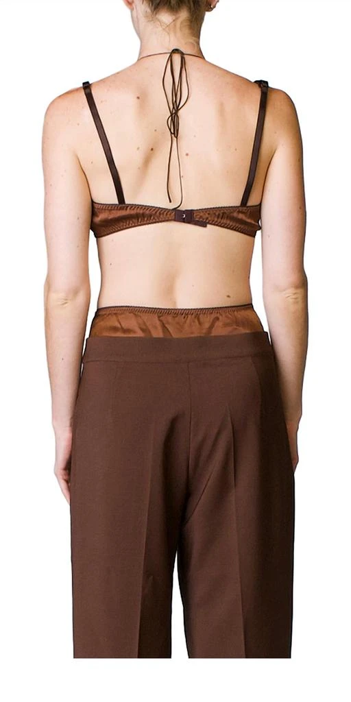 商品Anna October|Marie Bra Top In Brown,价格¥641,第4张图片详细描述