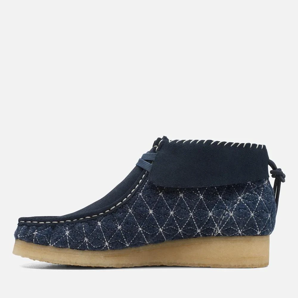 商品Clarks|Clarks Originals Wallabee Sashiko and Suede Boots,价格¥635,第3张图片详细描述