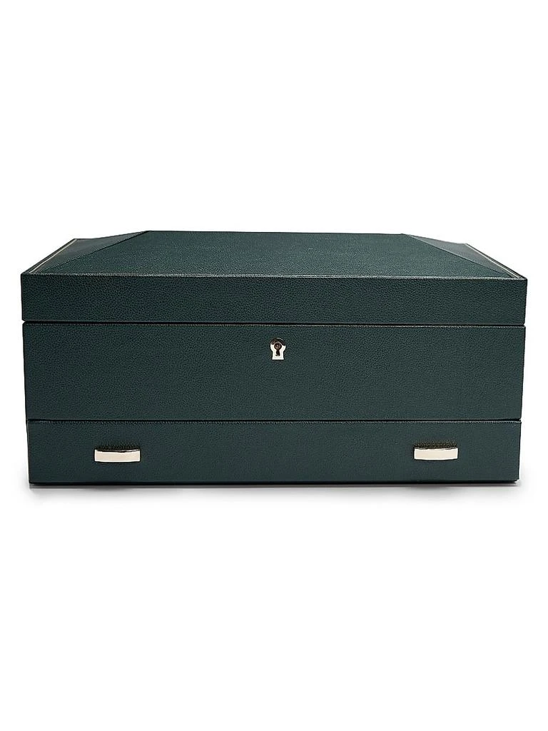 商品Wolf|British Racing Green 10-Piece With Drawer Watch Box,价格¥5190,第1张图片