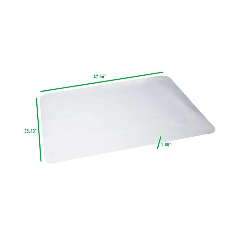 商品Mind Reader|Rectangular Carpet Protection Mat, Office Pad for Rolling Chairs,价格¥521,第2张图片详细描述