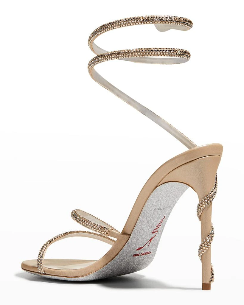 Snake-Wrap Strass Stiletto Sandals 商品