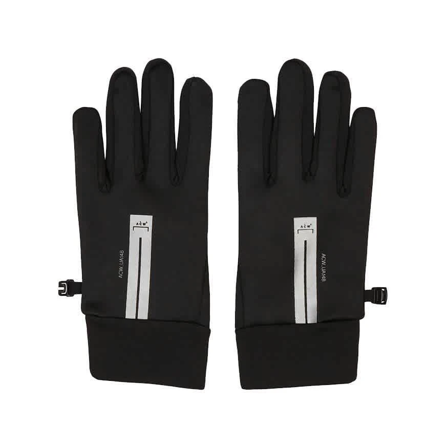 商品A-COLD-WALL*|A Cold Wall Mens Black Stria Logo-Print Tech Gloves,价格¥408,第1张图片