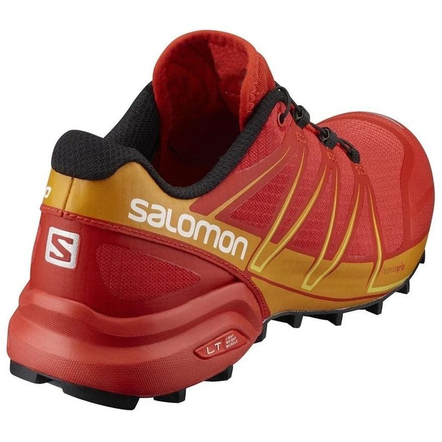 商品[国内直发] Salomon|萨洛蒙 SPEEDCROSS PRO 舒适运动耐磨 低帮跑步鞋 男 红黄,价格¥752,第3张图片详细描述