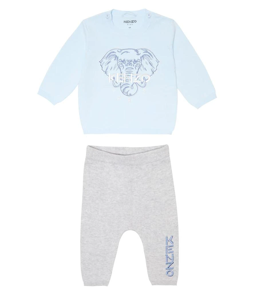 商品Kenzo|Baby embroidered cotton sweater,价格¥656,第1张图片