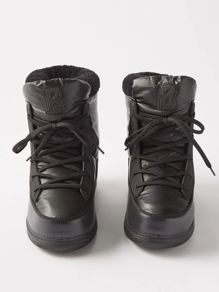 商品Bogner|La Plagne 2 fleece-lined faux-leather snow boots,价格¥977,第5张图片详细描述