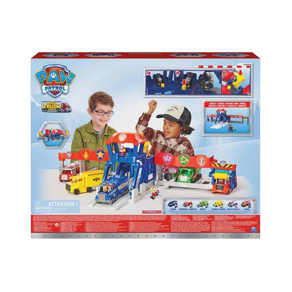 商品Paw Patrol|Big Truck Pups, Truck Stop Wide Transforming Playset,价格¥299,第2张图片详细描述