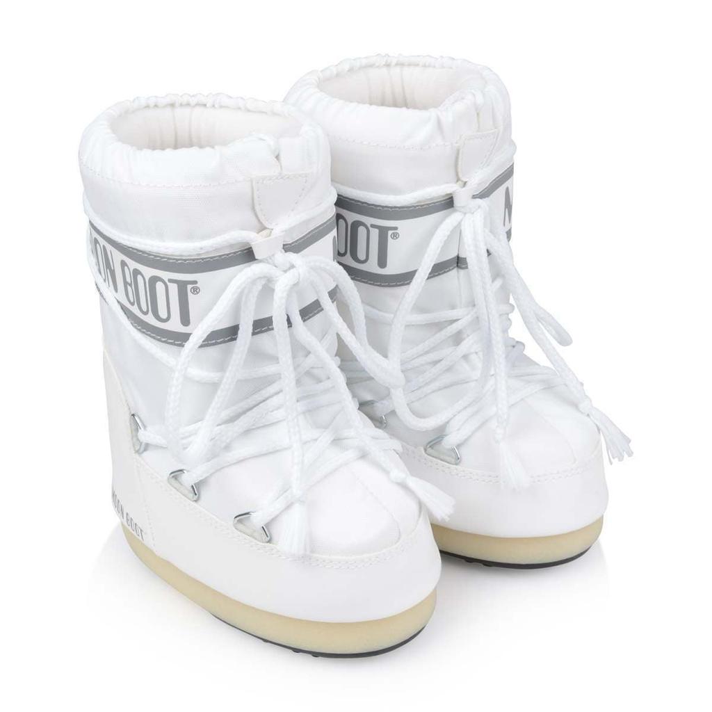 Moon Boot Pink, Navy, White, Black  Kids Nylon Snow Boots商品第1张图片规格展示