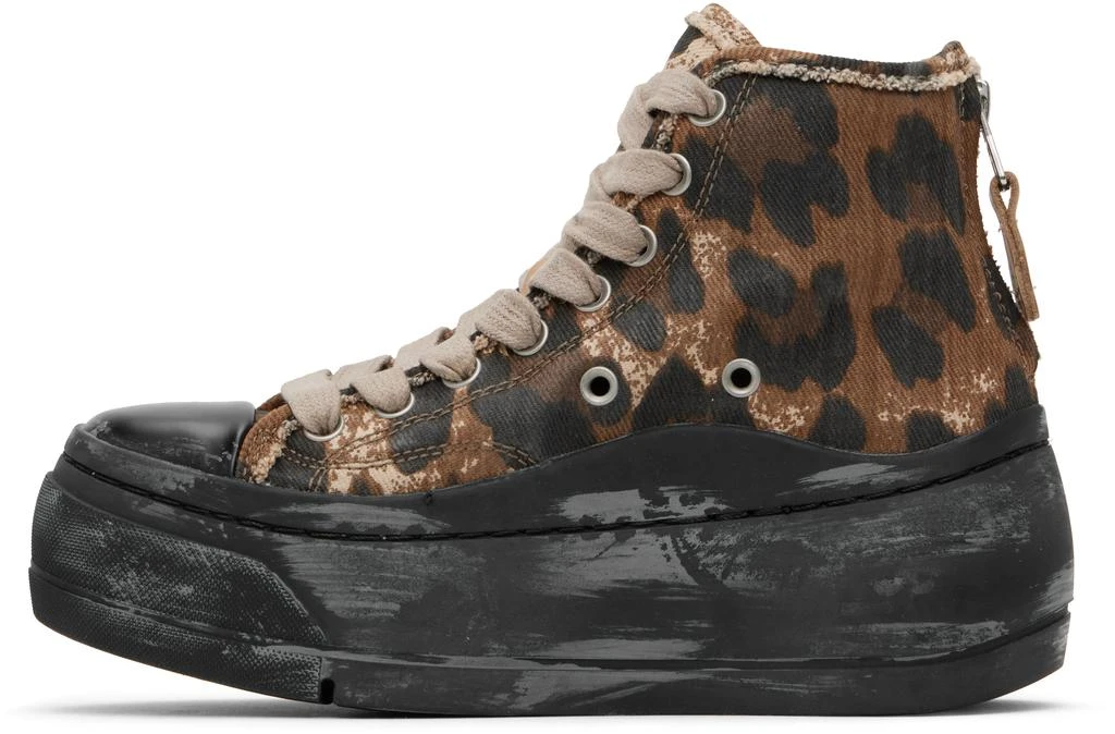 商品R13|Brown & Black Kurt High Top Sneakers,价格¥2057,第3张图片详细描述