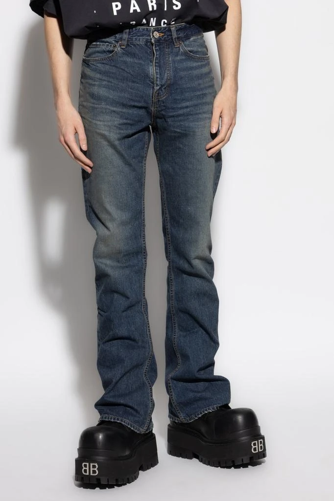 商品Balenciaga|Balenciaga Logo Patch Bootcut Jeans,价格¥4475,第2张图片详细描述