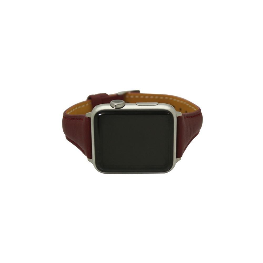 商品Olivia Pratt|Women's Skinny Faux Leather Apple Watch Band, 42mm,价格¥148,第1张图片