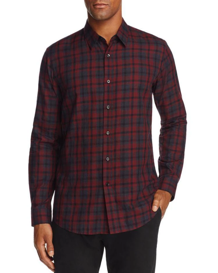 商品Theory|Plaid Flannel 修身衬衫,价格¥1000,第1张图片