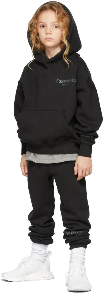 商品Essentials|Kids Black Fleece Lounge Pants,价格¥398,第1张图片