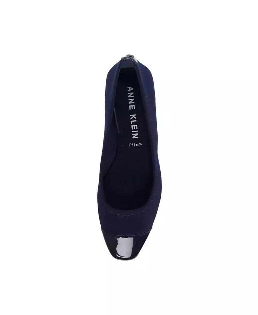 商品Anne Klein|Women's Caroleen Cap Toe Ballet Flats,价格¥668,第4张图片详细描述