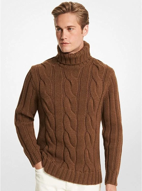 商品Michael Kors|Cable Merino Wool Turtleneck Sweater,价格¥1629,第1张图片