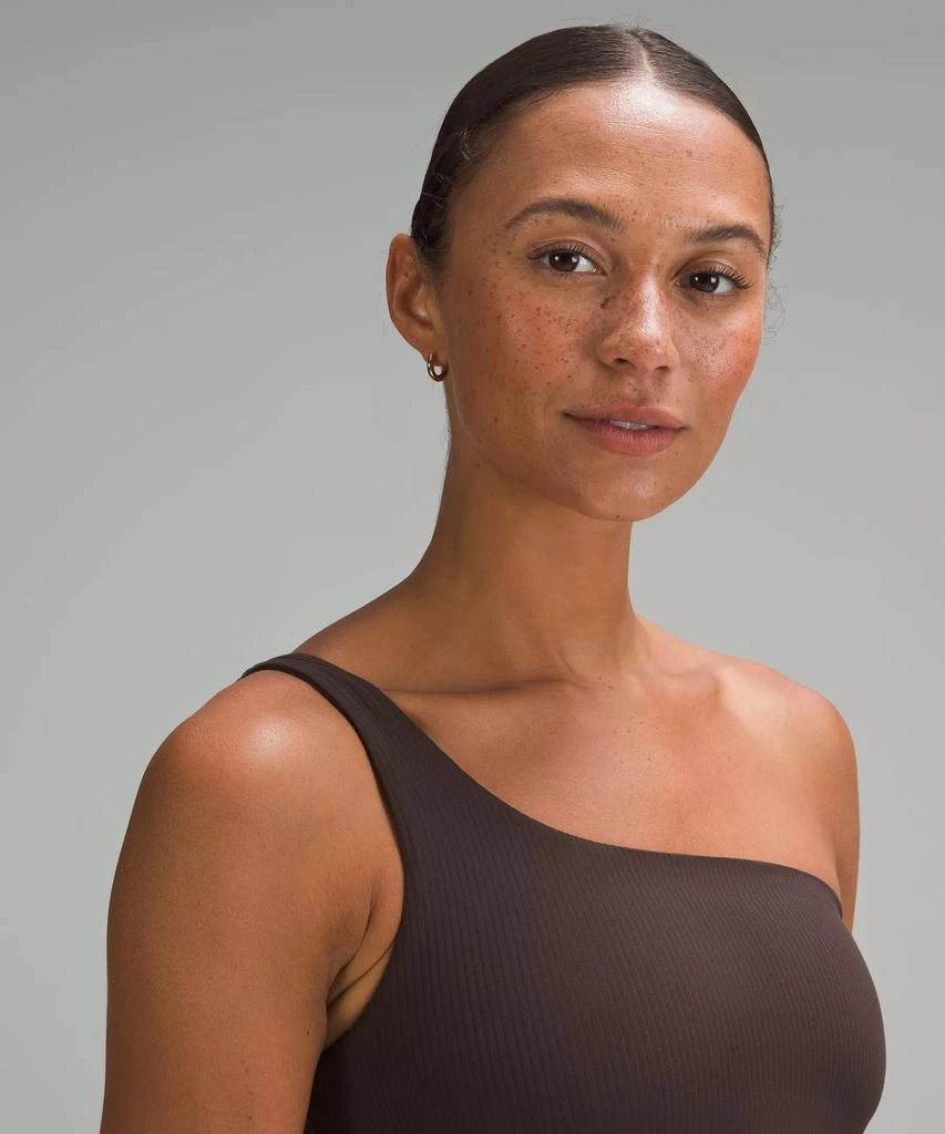 商品Lululemon|Ribbed Nulu Asymmetrical Yoga Tank Top *Light Support, A/B Cup,价格¥240,第4张图片详细描述