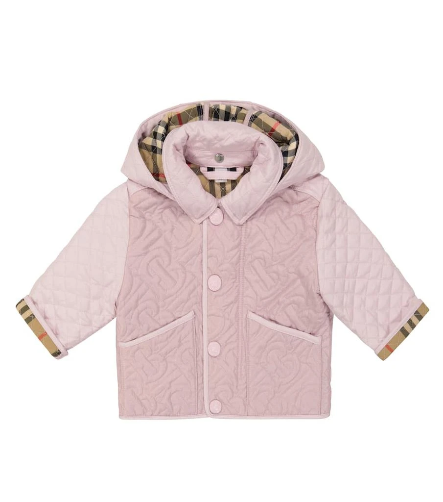 商品Burberry|Baby Monogram quilted jacket,价格¥2280,第1张图片