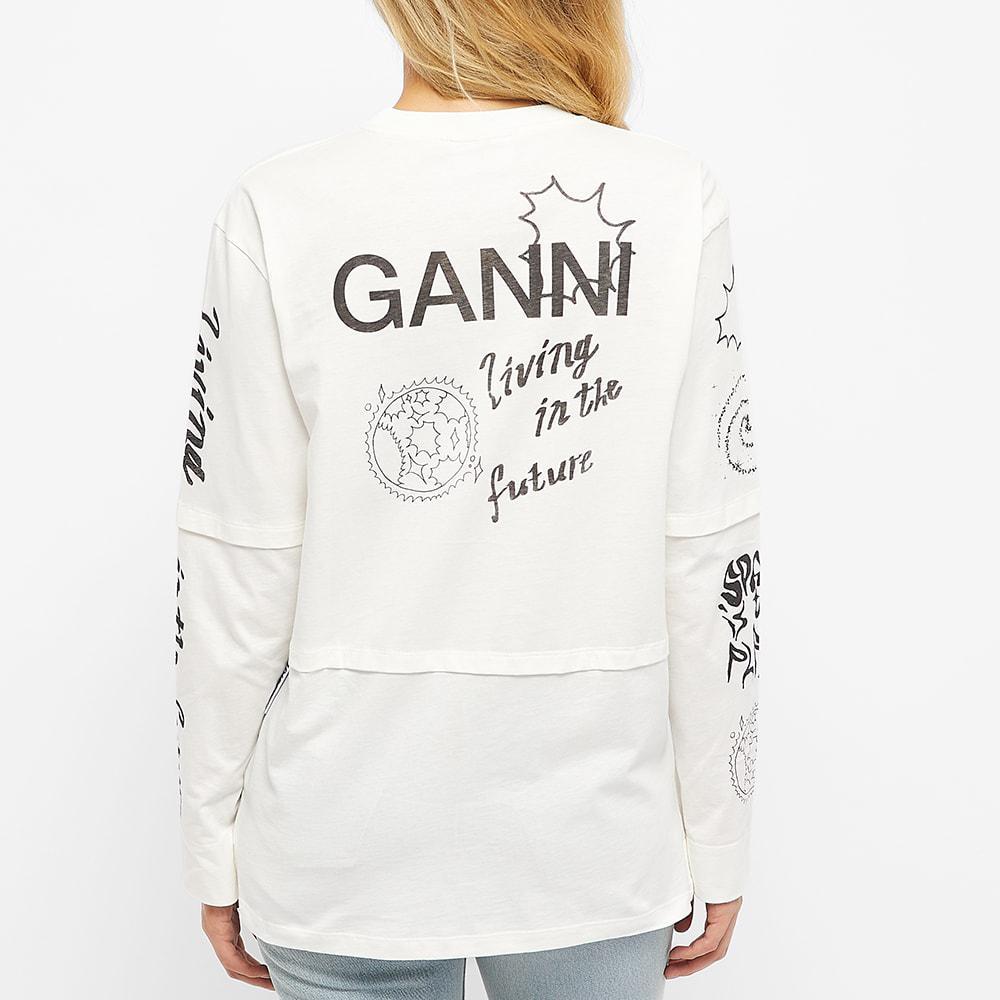 GANNI Long Sleeve Icon Symbols Top商品第4张图片规格展示