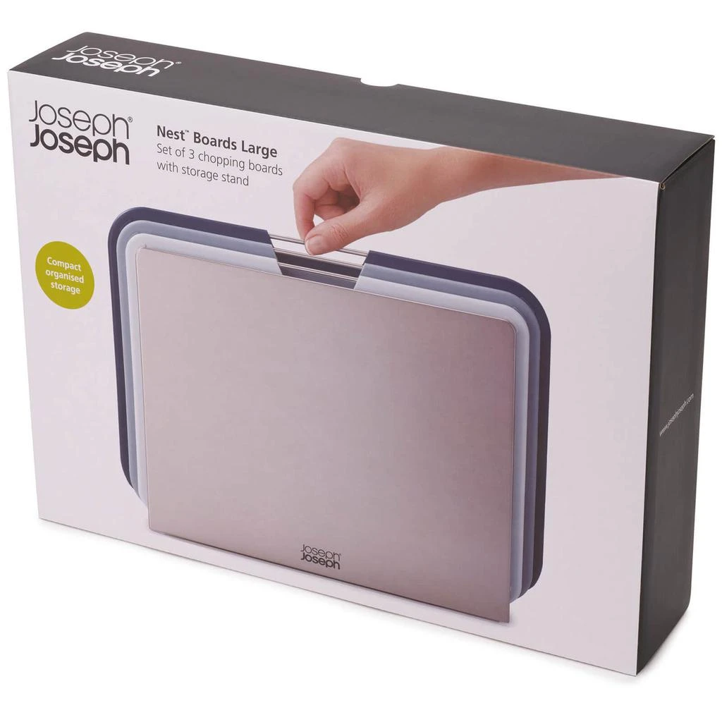商品Joseph Joseph|Joseph Joseph Nest Boards - Large 3 Piece Set - Grey,价格¥349,第4张图片详细描述