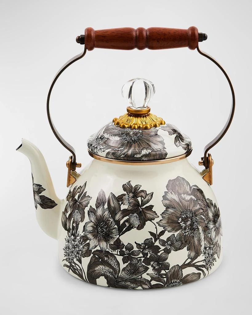 商品MacKenzie-Childs|Sterling English Garden 2-Quart Tea Kettle,价格¥1242,第1张图片
