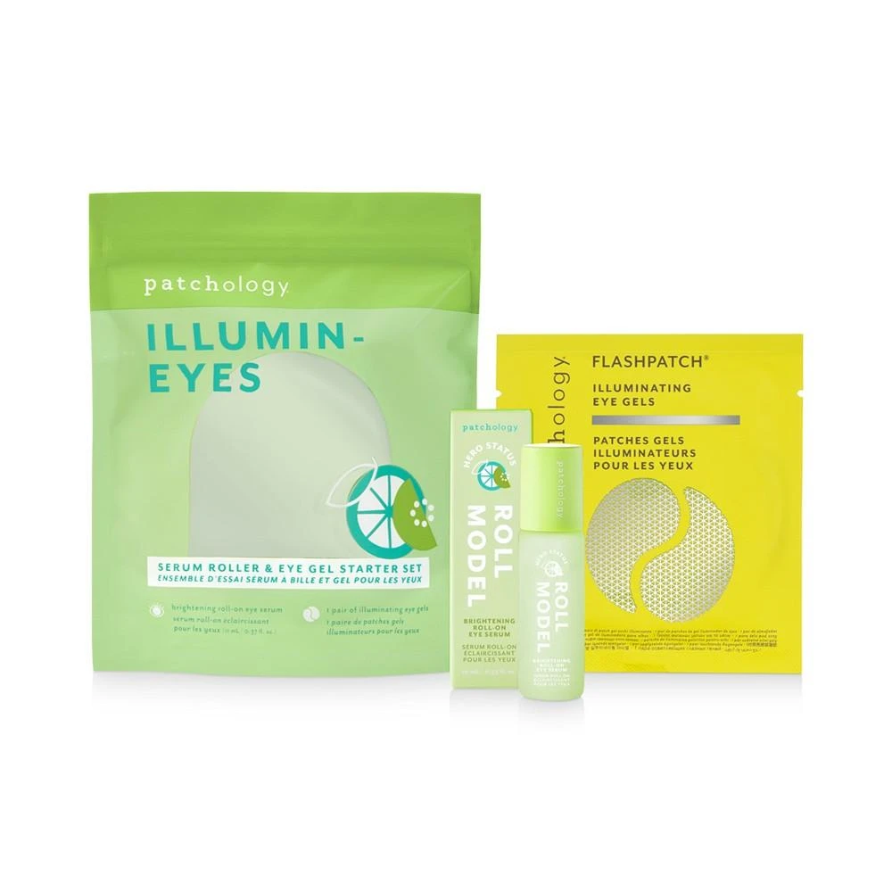 商品Patchology|2-Pc. Brightening Eye Serum & Illuminating Eye Gels Set,价格¥159,第1张图片