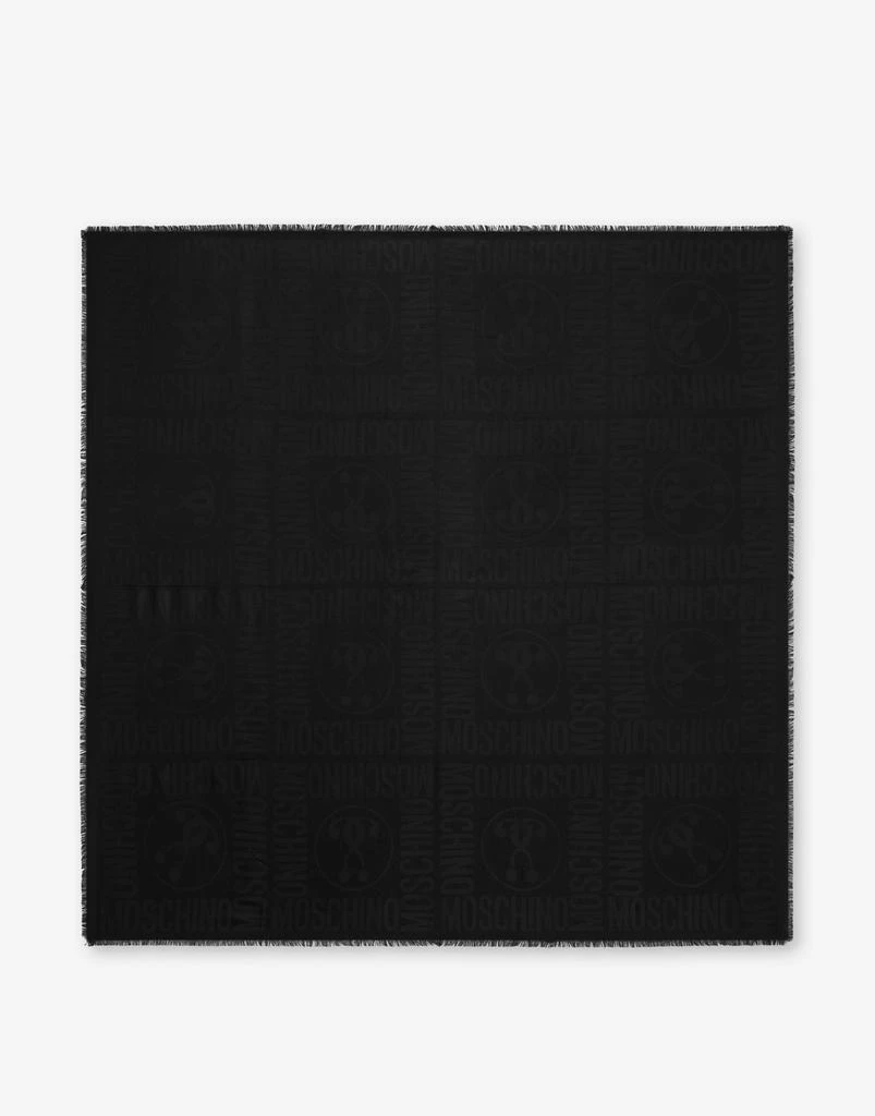 商品Moschino|Double Question Mark Scarf,价格¥2372,第1张图片
