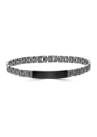 商品Effy|Mens 6.8 Ct. T.w. Onyx  Chain Link Bracelet In Sterling Silver,价格¥2070,第1张图片