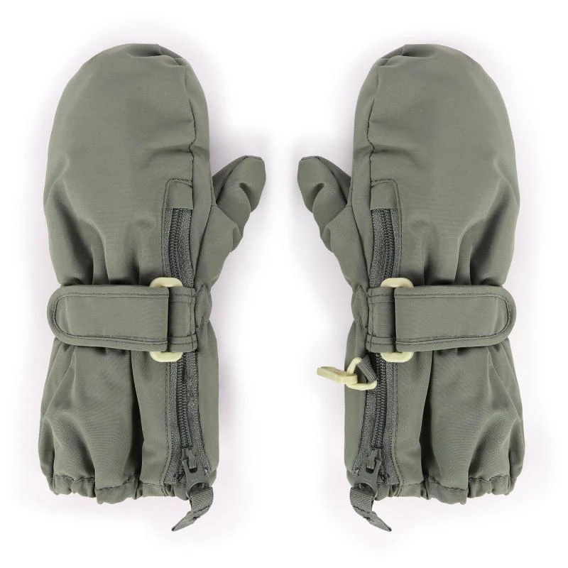 商品Konges Sløjd|Baby nohr snow mittens in grey,价格¥387,第1张图片