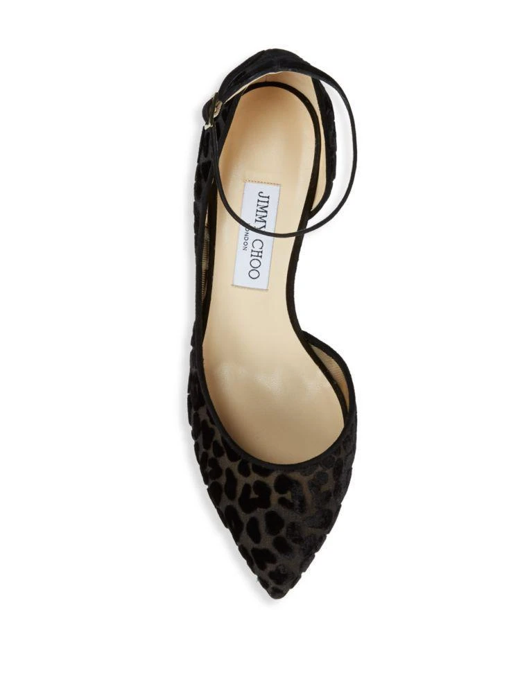 商品Jimmy Choo|Lucy Leopard Print Ankle-Strap Heels,价格¥3902,第4张图片详细描述