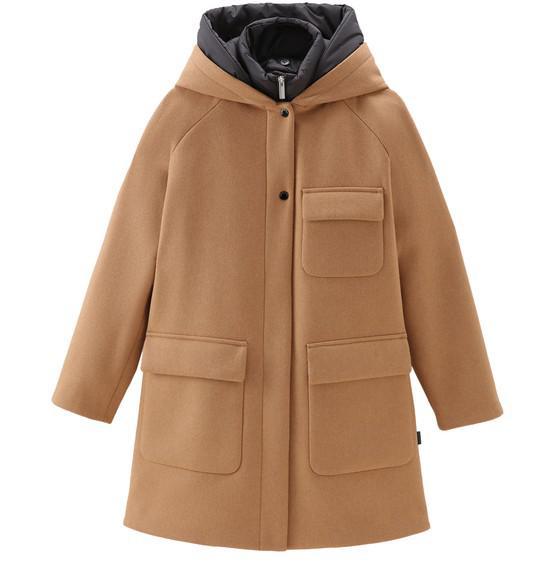 商品Woolrich|Sideline 二合一羊毛大衣,价格¥7272,第3张图片详细描述