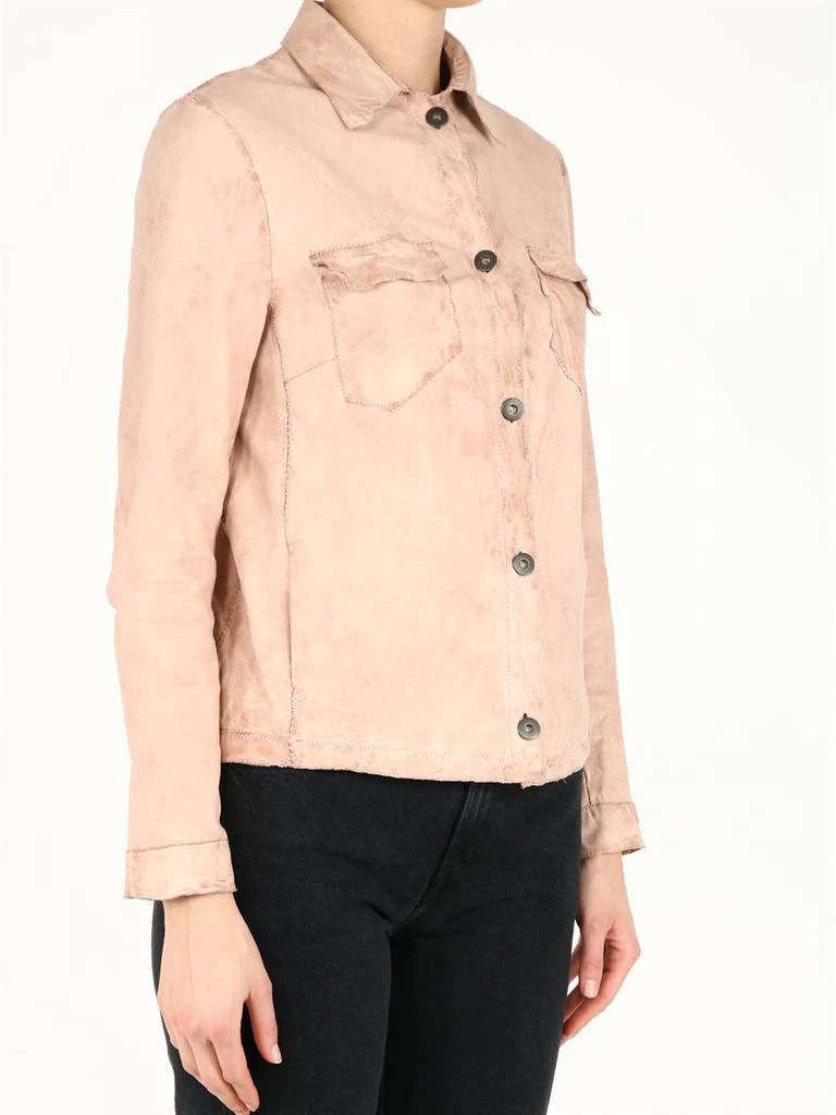 商品Salvatore Santoro|Powder pink leather shirt,价格¥2967,第2张图片详细描述