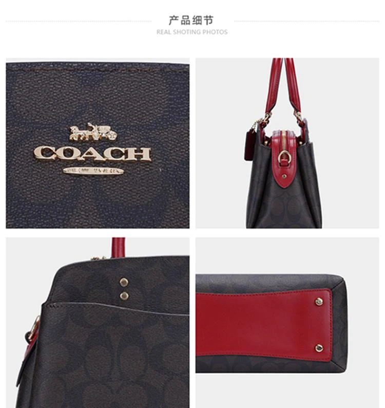 商品Coach|美国直邮 COACH/蔻驰奥莱20新款女士单肩手提戴妃包时尚气质优雅,价格¥2772,第20张图片详细描述