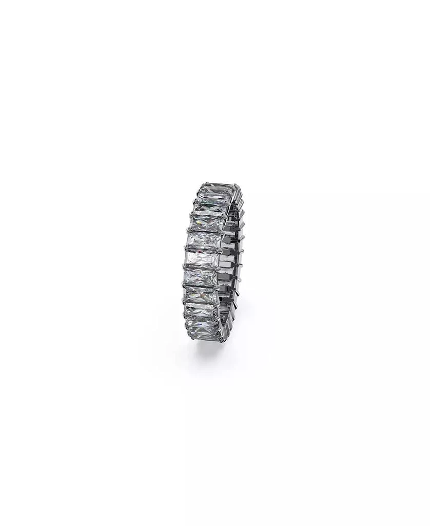 商品Swarovski|Crystal Baguette Cut Gray Matrix Ring,价格¥1264,第3张图片详细描述