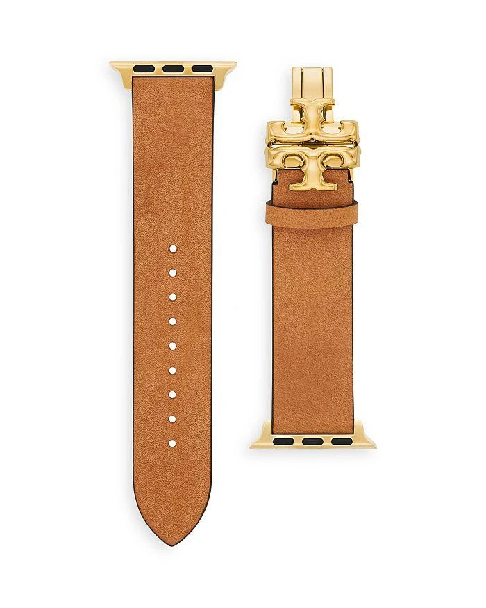 商品Tory Burch|Apple Watch® Eleanor Leather Strap,价格¥1014,第1张图片