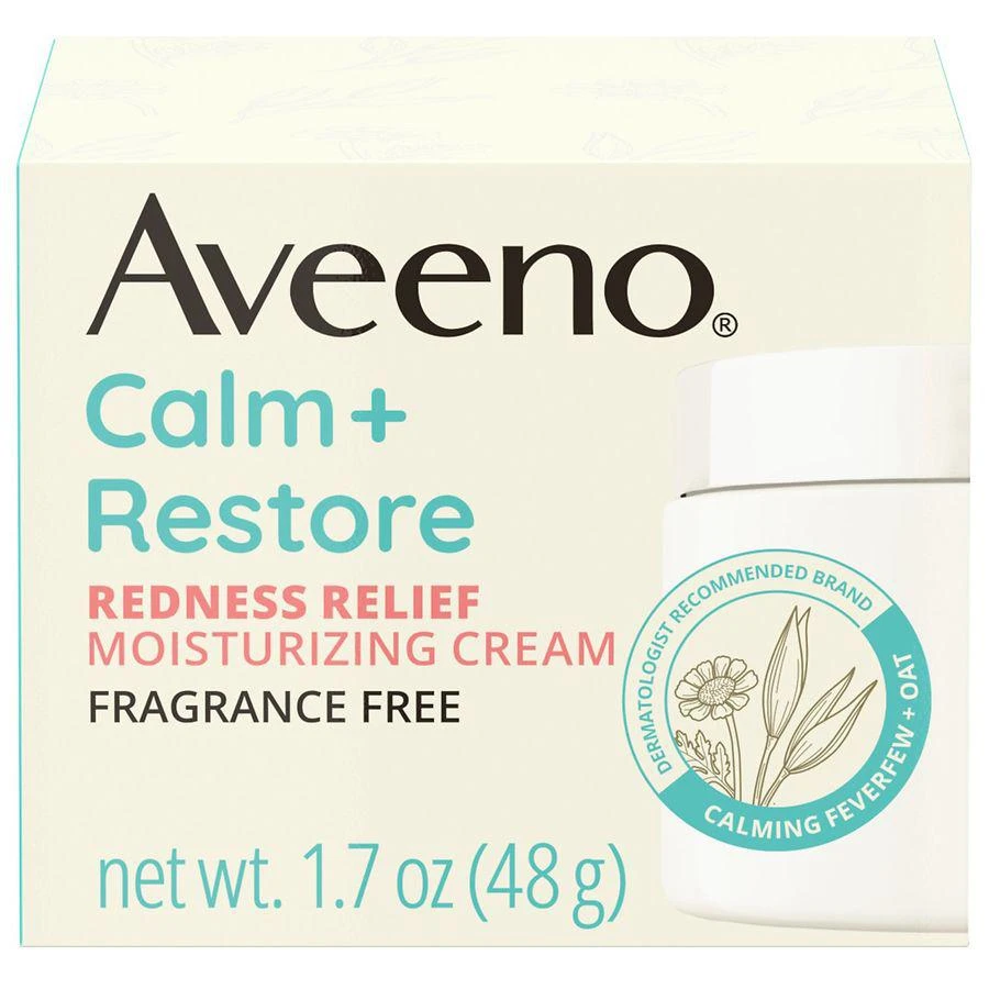 商品Aveeno|Calm + Restore Redness Relief Cream, Face Moisturizer,价格¥211,第1张图片