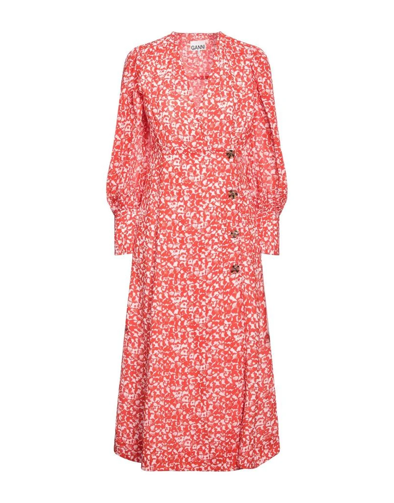 商品Ganni|Midi dress,价格¥1106,第1张图片