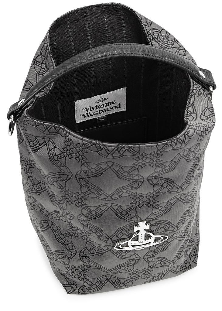 商品Vivienne Westwood|Sally medium jacquard canvas bucket bag,价格¥2624,第6张图片详细描述