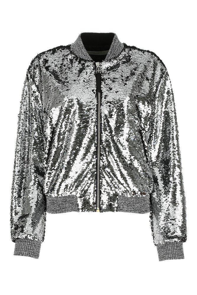 Golden Goose Deluxe Brand Sequins Bomber Jacket商品第1张图片规格展示