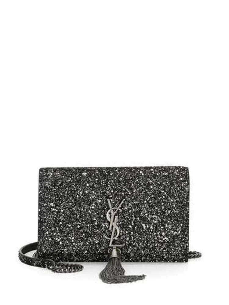 商品Yves Saint Laurent|Saint Laurent - Kate Monogram Tassel Glitter Shoulder Bag,价格¥8828,第1张图片
