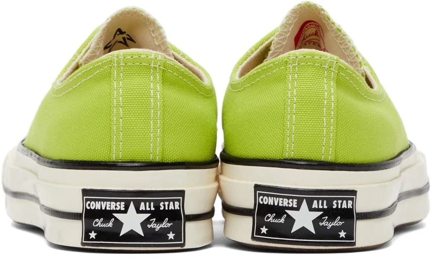 商品Converse|Green Chuck 70 Recycled Canvas Low Sneakers,价格¥219,第4张图片详细描述