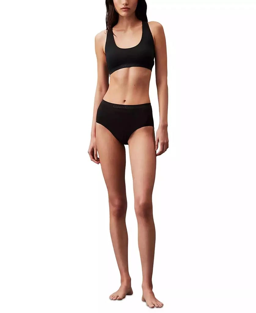 商品Calvin Klein|Women's Bonded Flex Seamless High-Rise Bikini Brief Underwear QD5160,价格¥118,第1张图片