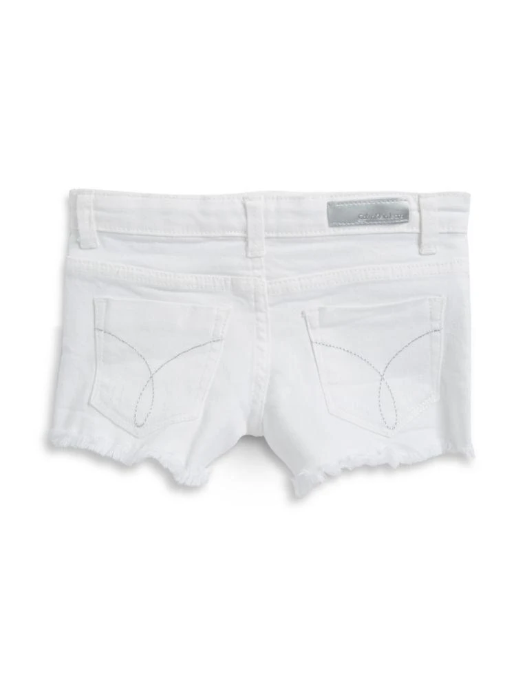 商品Calvin Klein|Girls Fringe Shorts,价格¥181,第3张图片详细描述