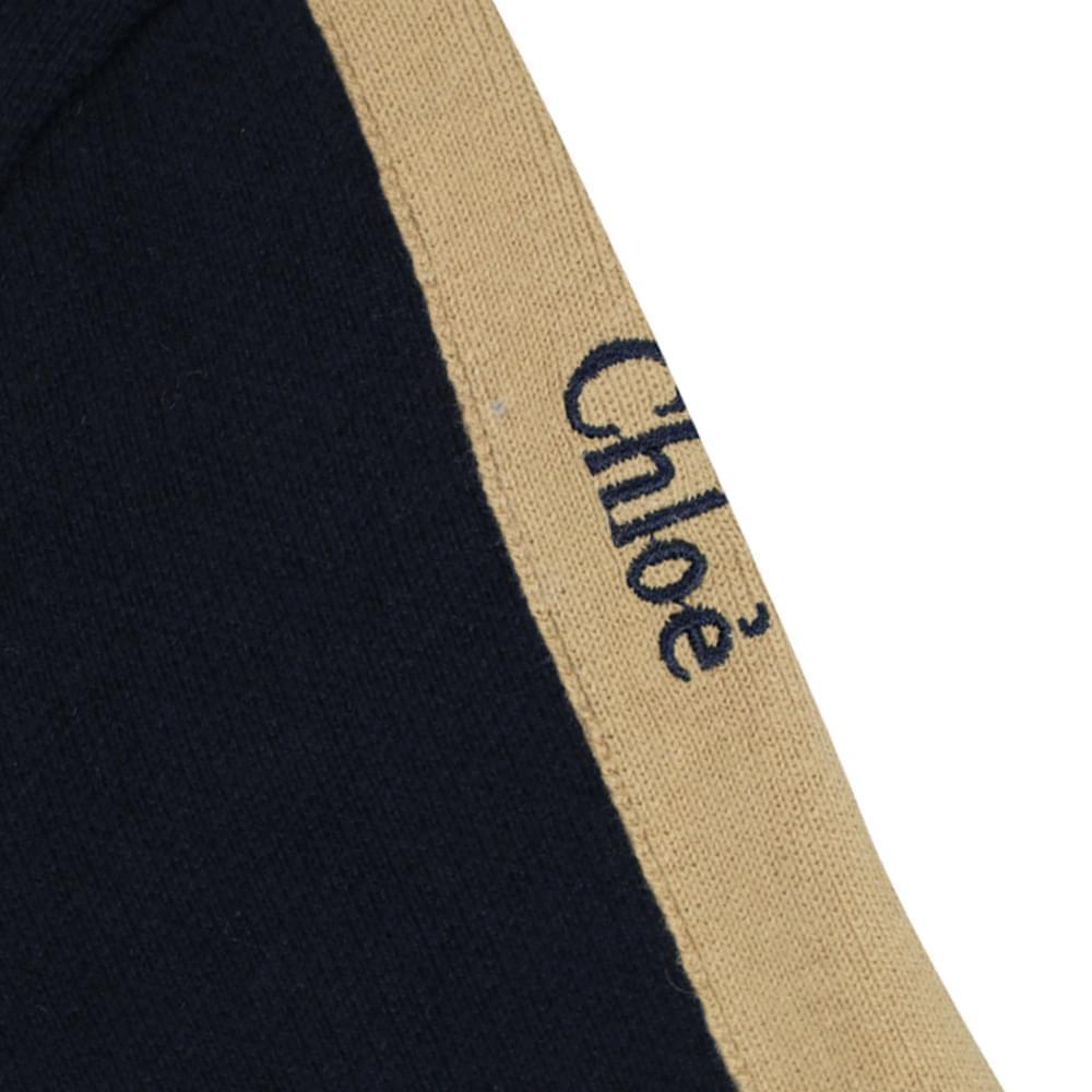 商品Chloé|Navy Knitted Zip Up Hoodie,价格¥1053,第4张图片详细描述