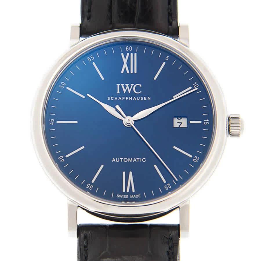 商品IWC Schaffhausen|Portofino Automatic "150 Years" Blue Dial Men's Watch IW356518,价格¥31988,第2张图片详细描述