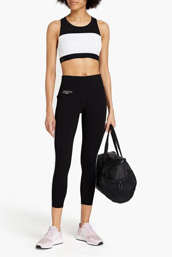 商品DKNY|Cropped logo-print stretch leggings,价格¥68,第4张图片详细描述